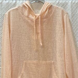 Weatherproof Vintage lightweight hoodie. Light layering piece. Soft pink. Size S